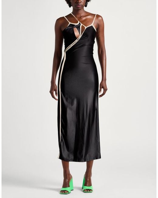 OTTOLINGER Black Maxi Dress Polyamide, Elastane
