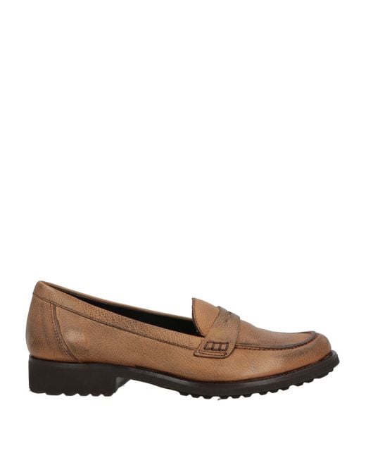 Calpierre Brown Loafers Leather