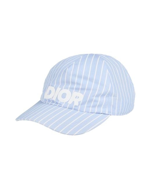 Dior Blue Hat Polyester for men
