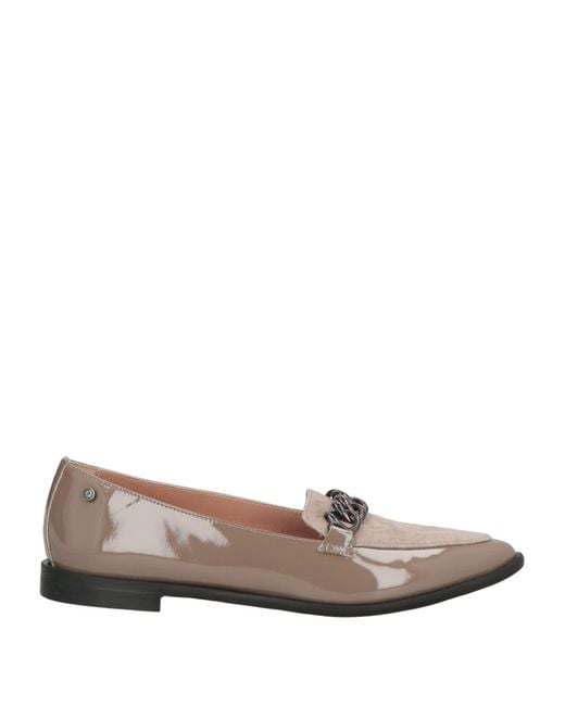 Pollini Gray Mokassin