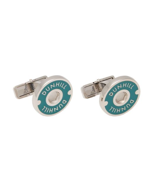 Dunhill Blue Cufflinks And Tie Clips for men