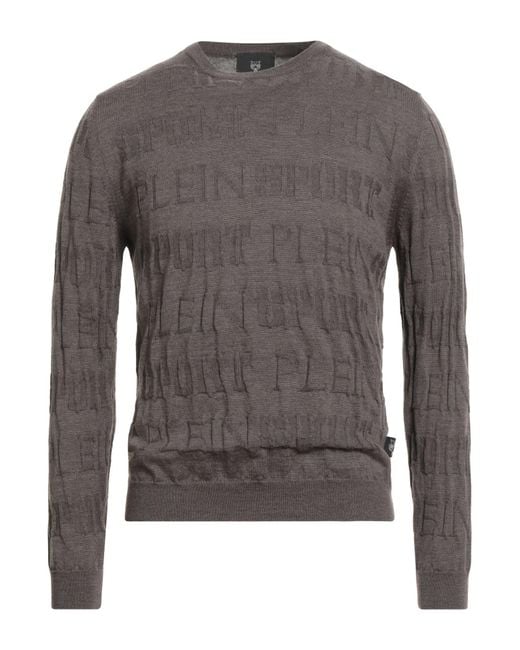Philipp Plein Men's Gray Sweater