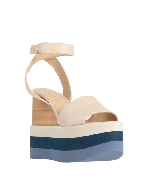 Paloma Barceló Blue Sandals Leather
