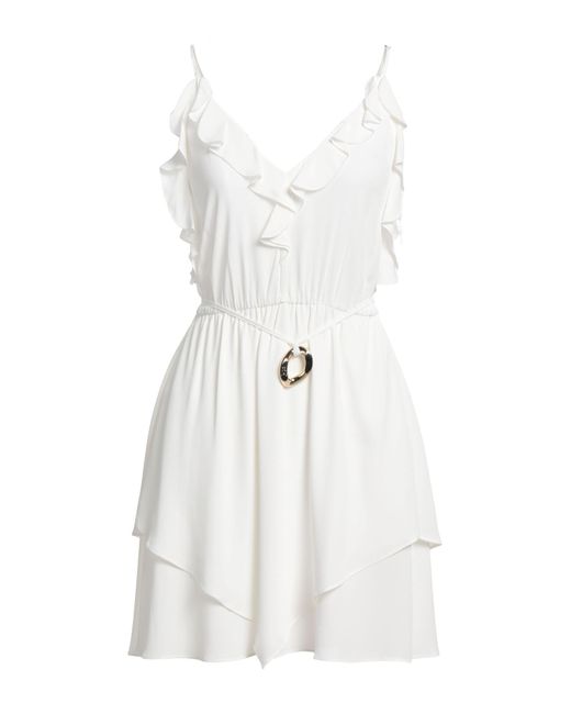Patrizia Pepe White Mini Dress