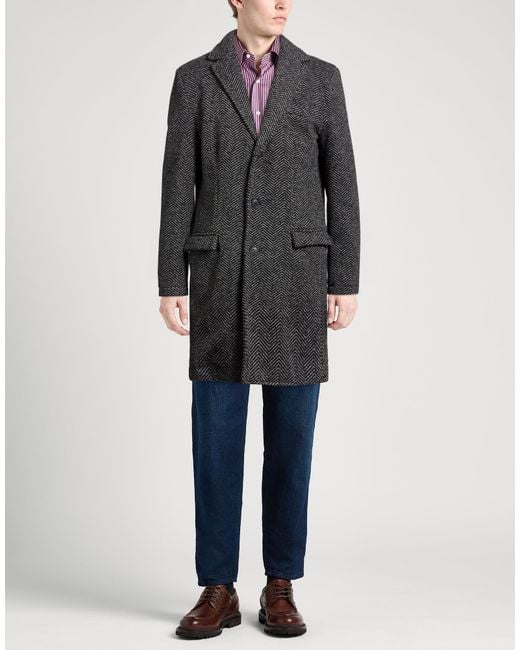 AT.P.CO Gray Coat Polyamide, Wool for men