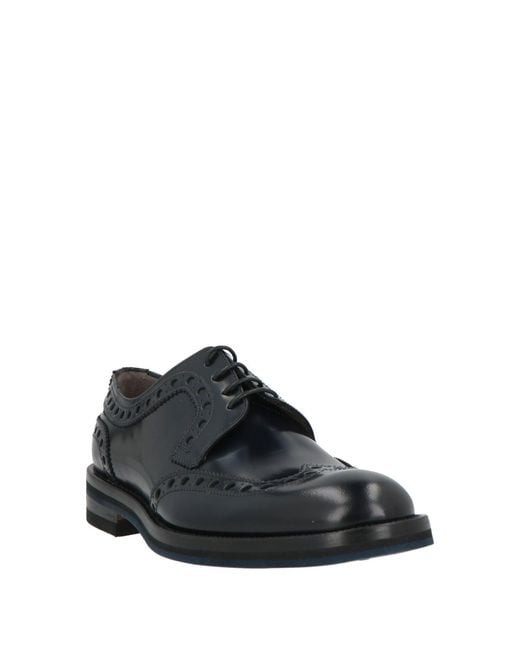Pollini Black Lace-Up Shoes for men
