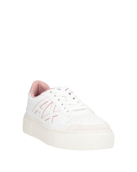 ARMANI EXCHANGE White Trainers