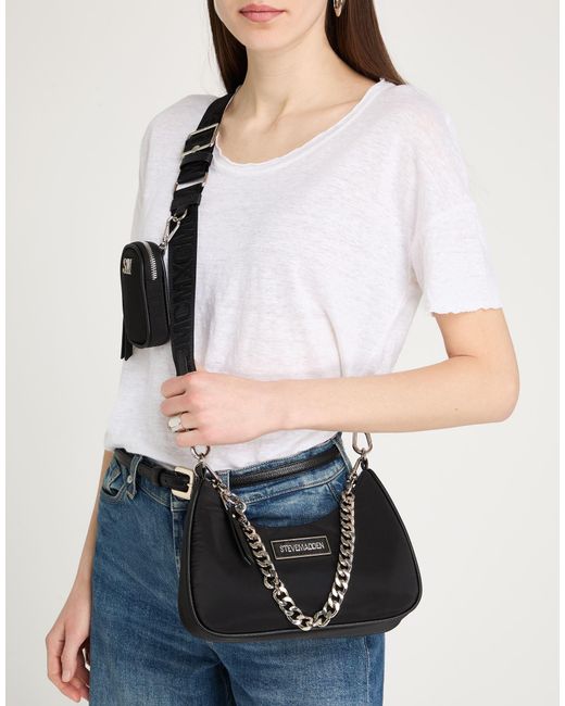 Steve Madden Black Cross-Body Bag