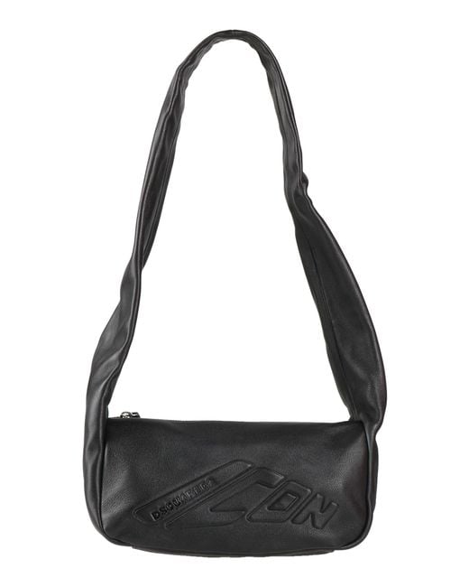 DSquared² Black Shoulder Bag Cow Leather
