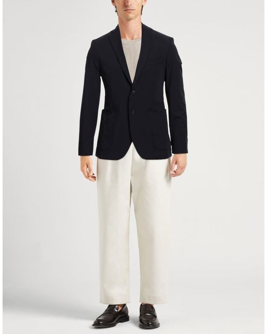 Michael Kors Blue Midnight Blazer Nylon, Elastane for men