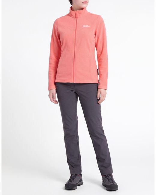 Jack Wolfskin Pink Sweatshirt Polyester