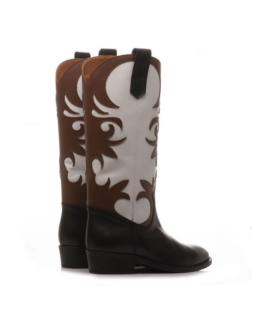 Via Roma 15 Black Stiefel