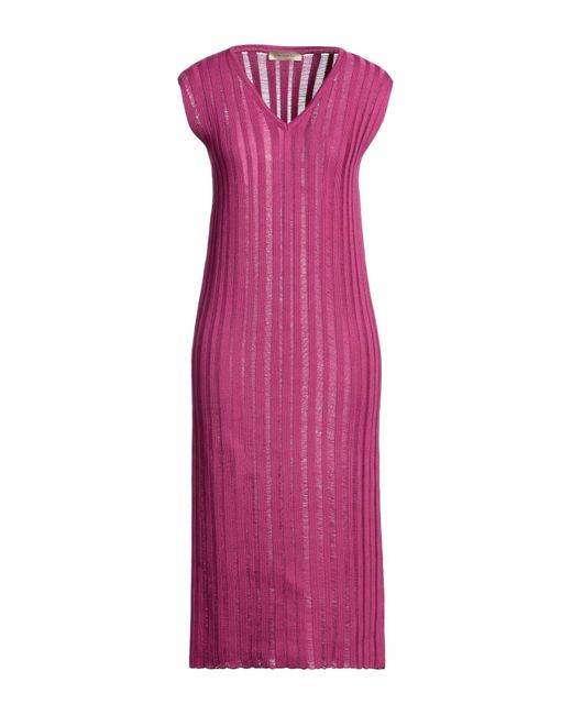 Gentry Portofino Purple Midi Dress