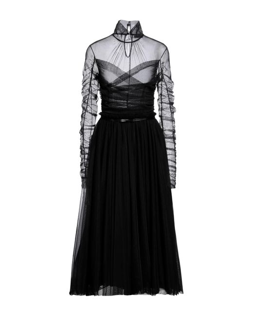 BROGNANO Black Maxi Dress