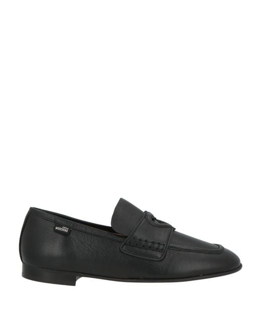 Love Moschino Black Loafers Leather