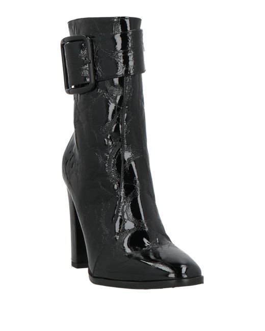 Giorgio Fabiani Black Ankle Boots Leather