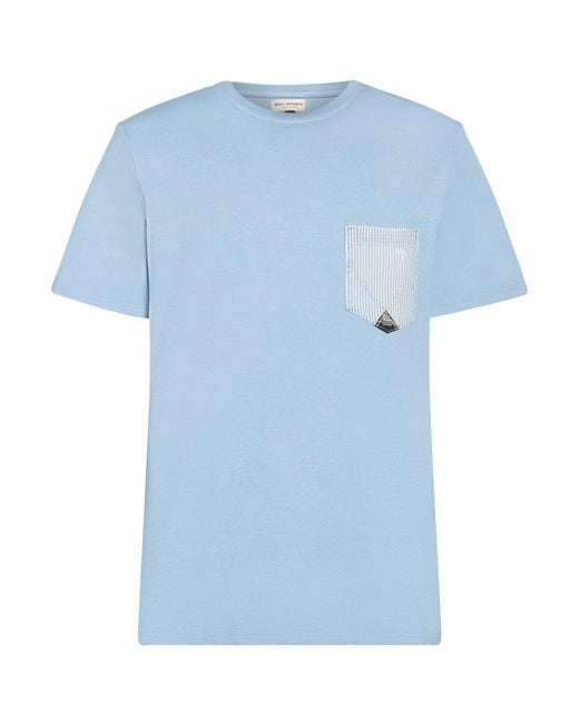 Roy Rogers Blue Sky T-Shirt Cotton for men