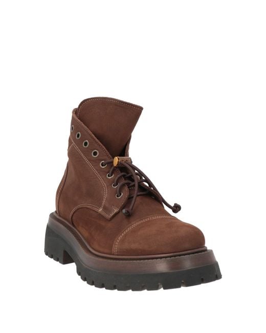 Nila & Nila Brown Ankle Boots Leather