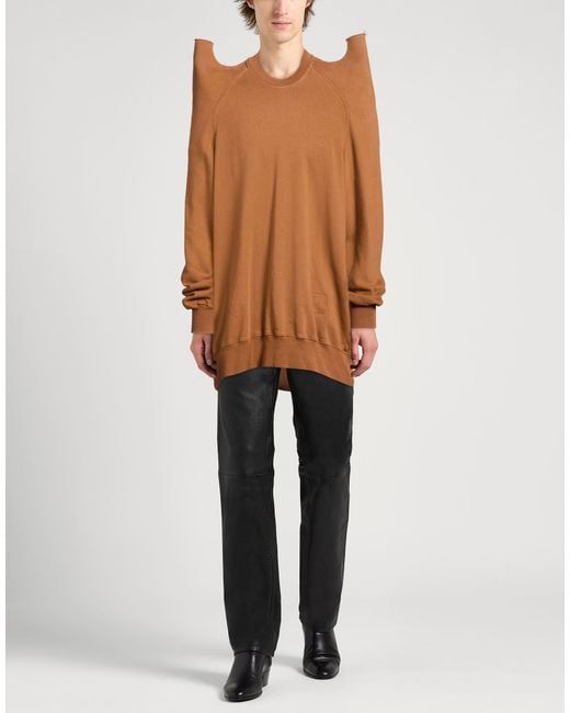 Rick Owens Brown Sweatshirt for men