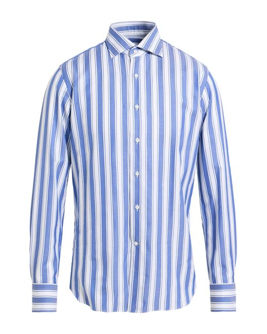 Alessandro Gherardi Blue Shirt Cotton for men