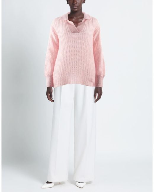 120% Lino Pink Sweater