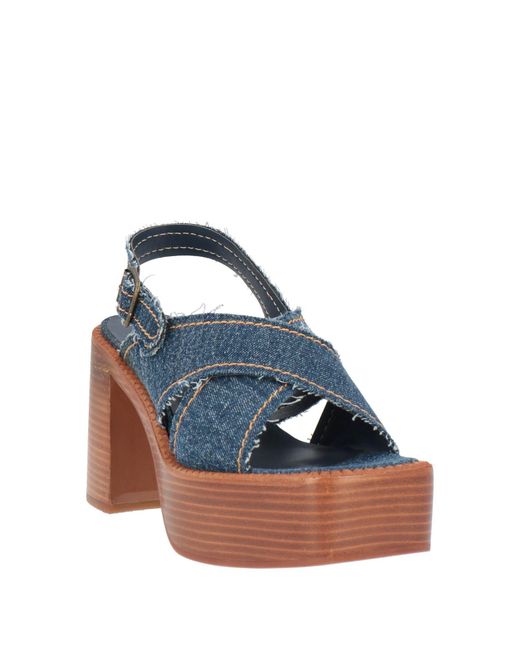 Jeffrey Campbell Blue Sandals