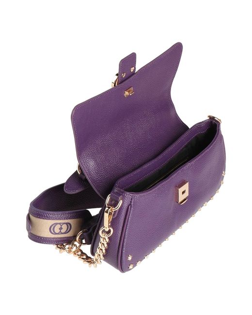 La Carrie Purple Handbag