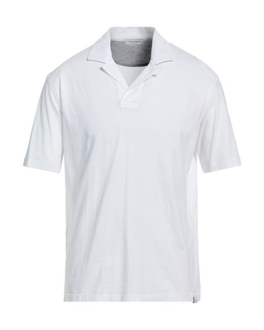 Paolo Pecora White Polo Shirt Cotton for men