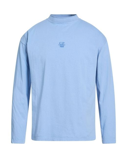 C P Company Blue T-Shirt Cotton for men
