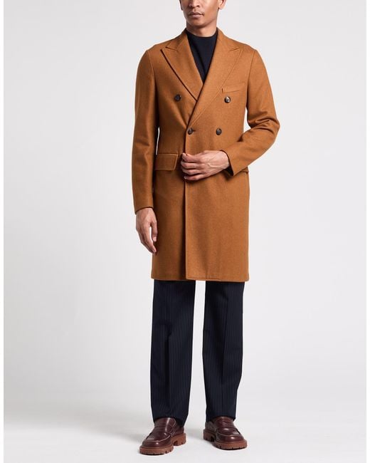 The Gigi Brown Tan Coat Cashmere for men