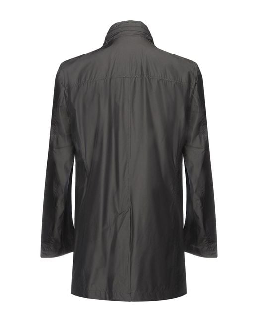 Moorer Gray Overcoat & Trench Coat Polyamide, Polyester, Elastane, Nylon for men
