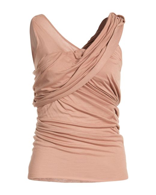 Rick Owens Pink Top Viscose
