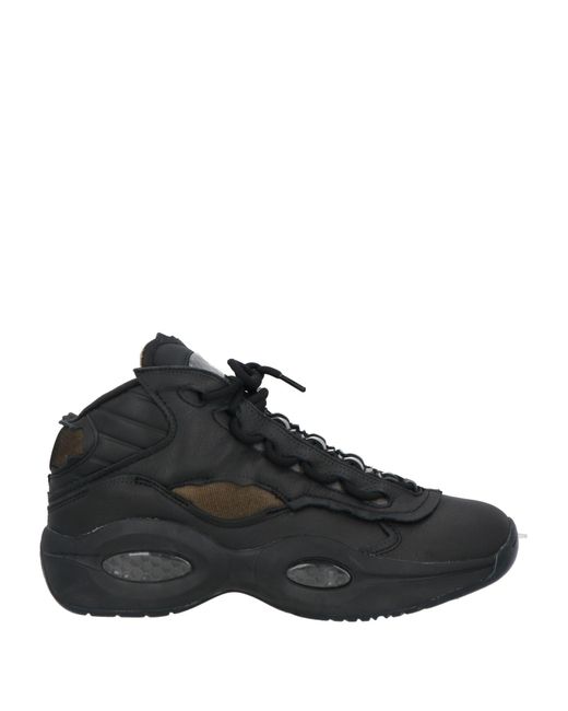 MM6 MAISON MARGIELA X SALOMON Black Sneakers Rubber, Soft Leather for men
