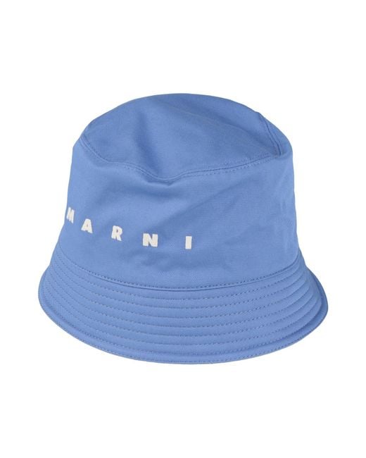 Marni Blue Hat Cotton for men