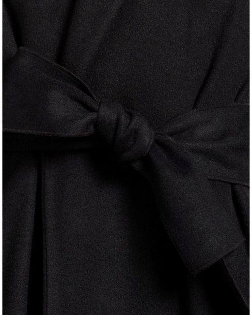 MARSĒM Black Coat Wool, Polyester for men