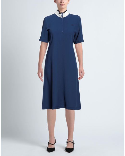 Lacoste Blue Midi-Kleid
