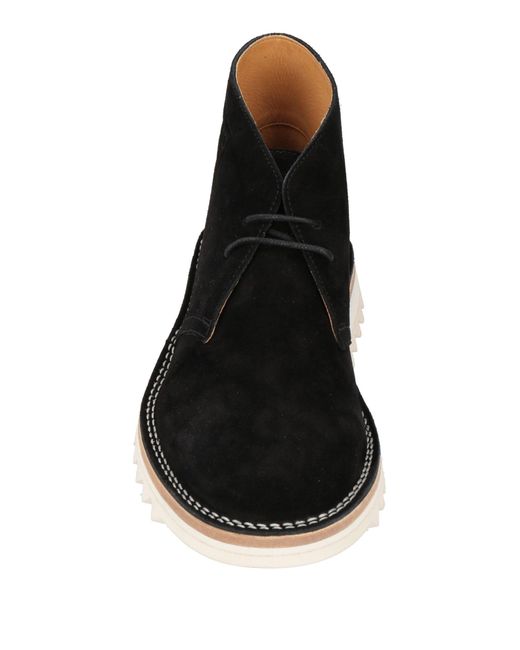 KENZO Black Ankle Boots for men