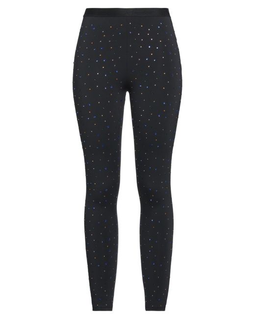 Sandro Black Leggings Polyamide, Elastane, Glass