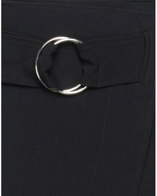 Suoli Black Midi Skirt Polyester, Viscose, Elastane
