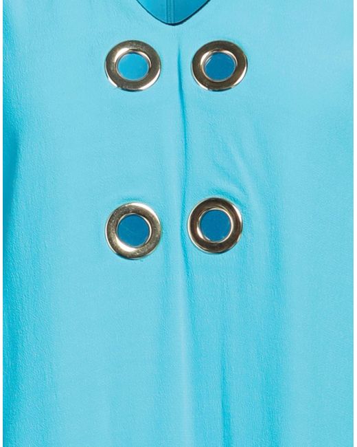 Roberto Cavalli Blue Mini Dress