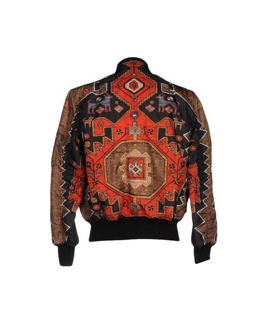 Givenchy Red Jacket Polyamide, Wool for men