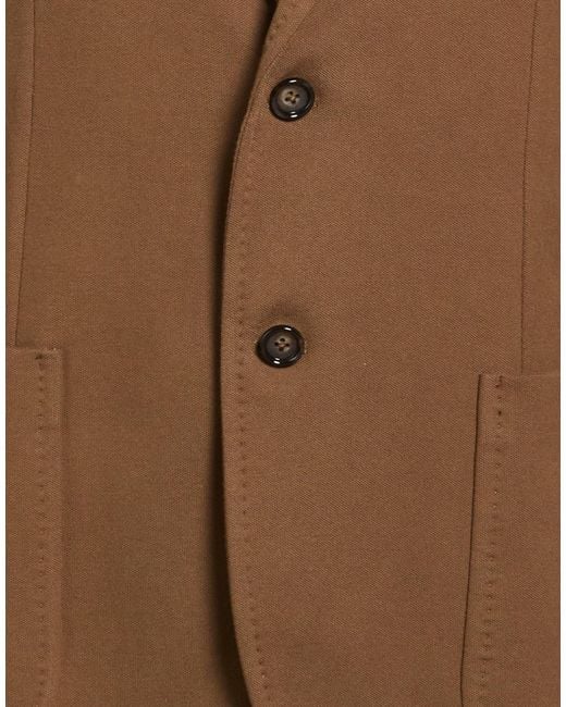 Circolo 1901 Brown Blazer Cotton, Elastane for men