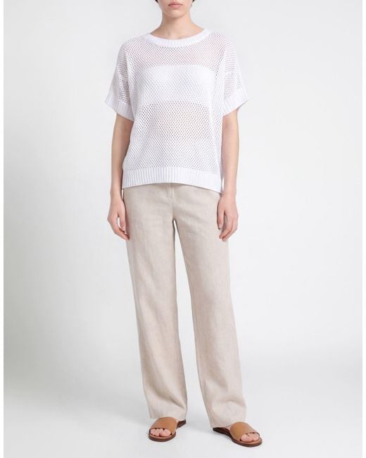 FILIPPO DE LAURENTIIS White Sweater Cotton