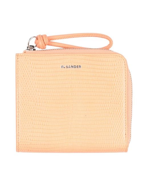 Jil Sander Natural Wallet Leather