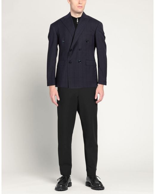 Exte Blue Blazer Wool for men