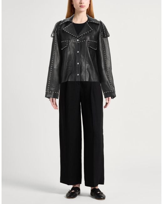 Gestuz Black Jacket Lambskin