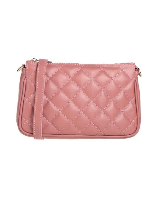 Laura Di Maggio Pink Pastel Cross-Body Bag Leather