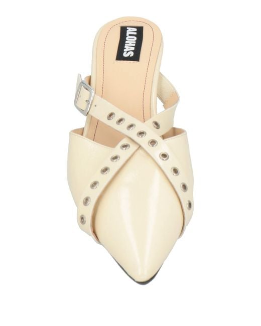 Alohas Natural Mules & Clogs
