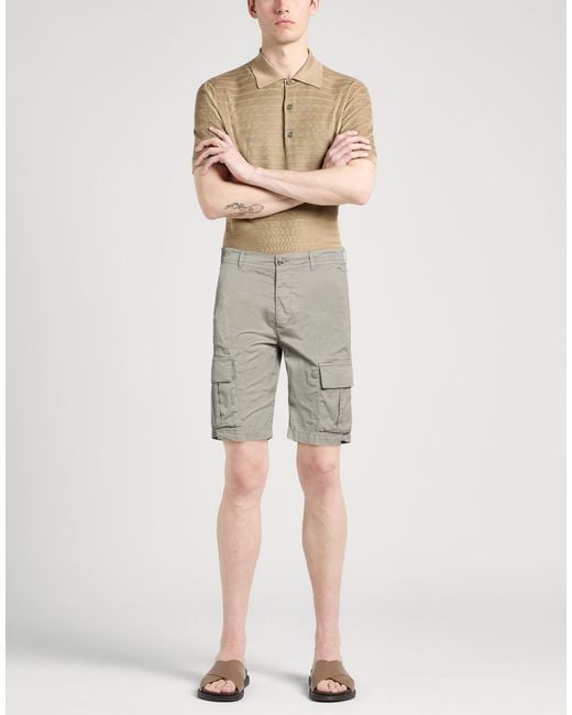 Barba Napoli Gray Shorts & Bermuda Shorts for men