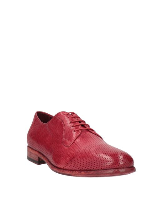 Corvari Red Lace-up Shoes for men